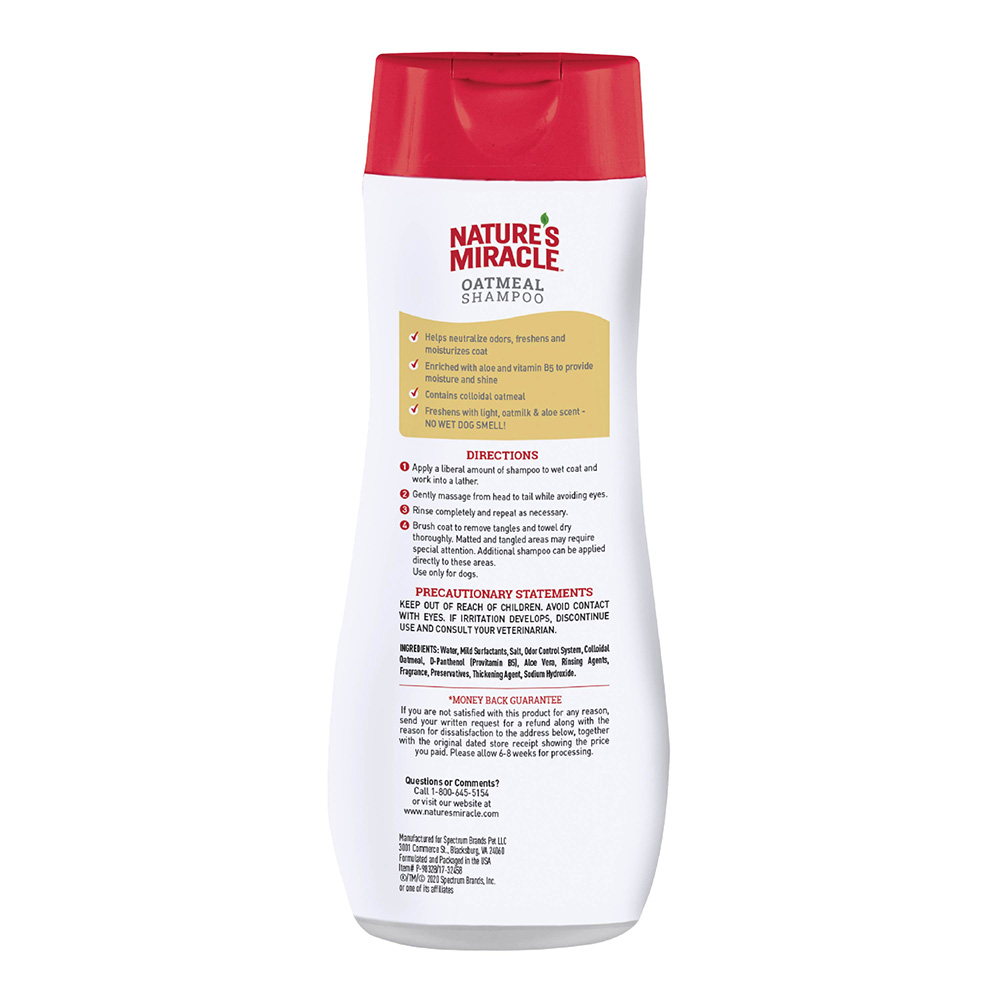 Oatmeal Shampoo Oatmilk and Aloe Scent Nature s Miracle